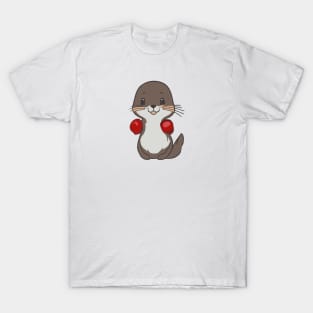 Cute Otter Boxing T-Shirt